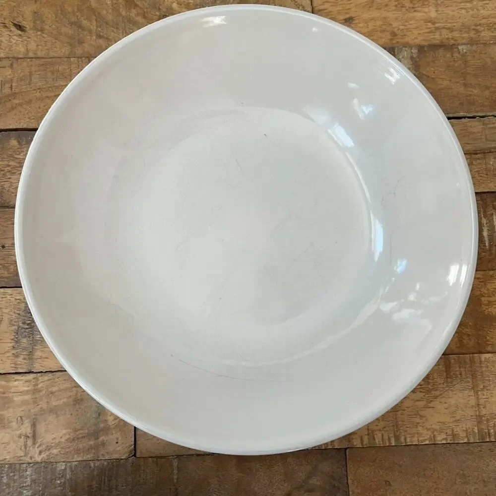 IKEA Off White Porcelain Serving Bowls 9